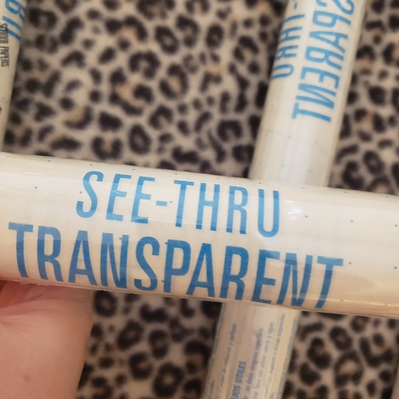 Clear Cover & Office Depot Transparent Self-Adhesive See-Thru Coverings, 4 Rolls - Picture 10 of 10